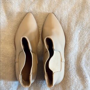 Chinese Laundry Cream Ankle Booties